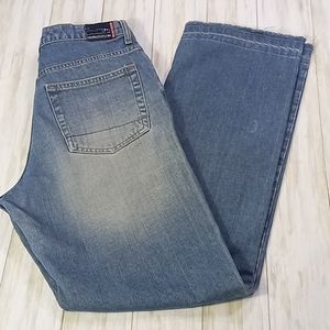 QuikSilver Regular Fit Straight Leg Blue Jeans Size 30x32